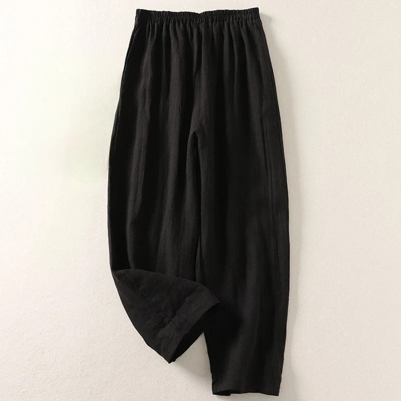 Amalia™ | Women's Cotton & Linen Wide-Leg Pants