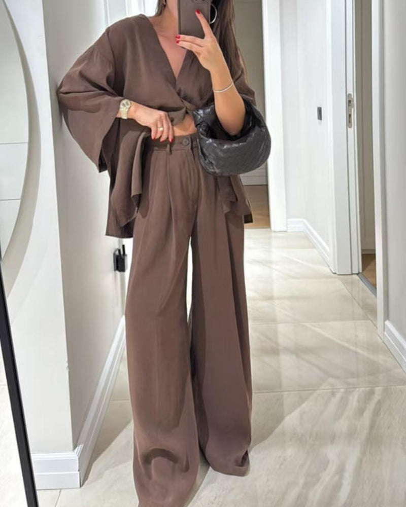 Mélanie™ | Elegant Casual Set in Lightweight Fabric