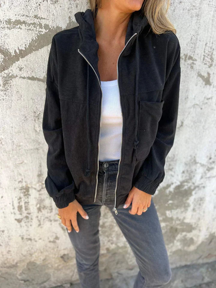 Eliza™ | Casual Cotton Jacket with Hood