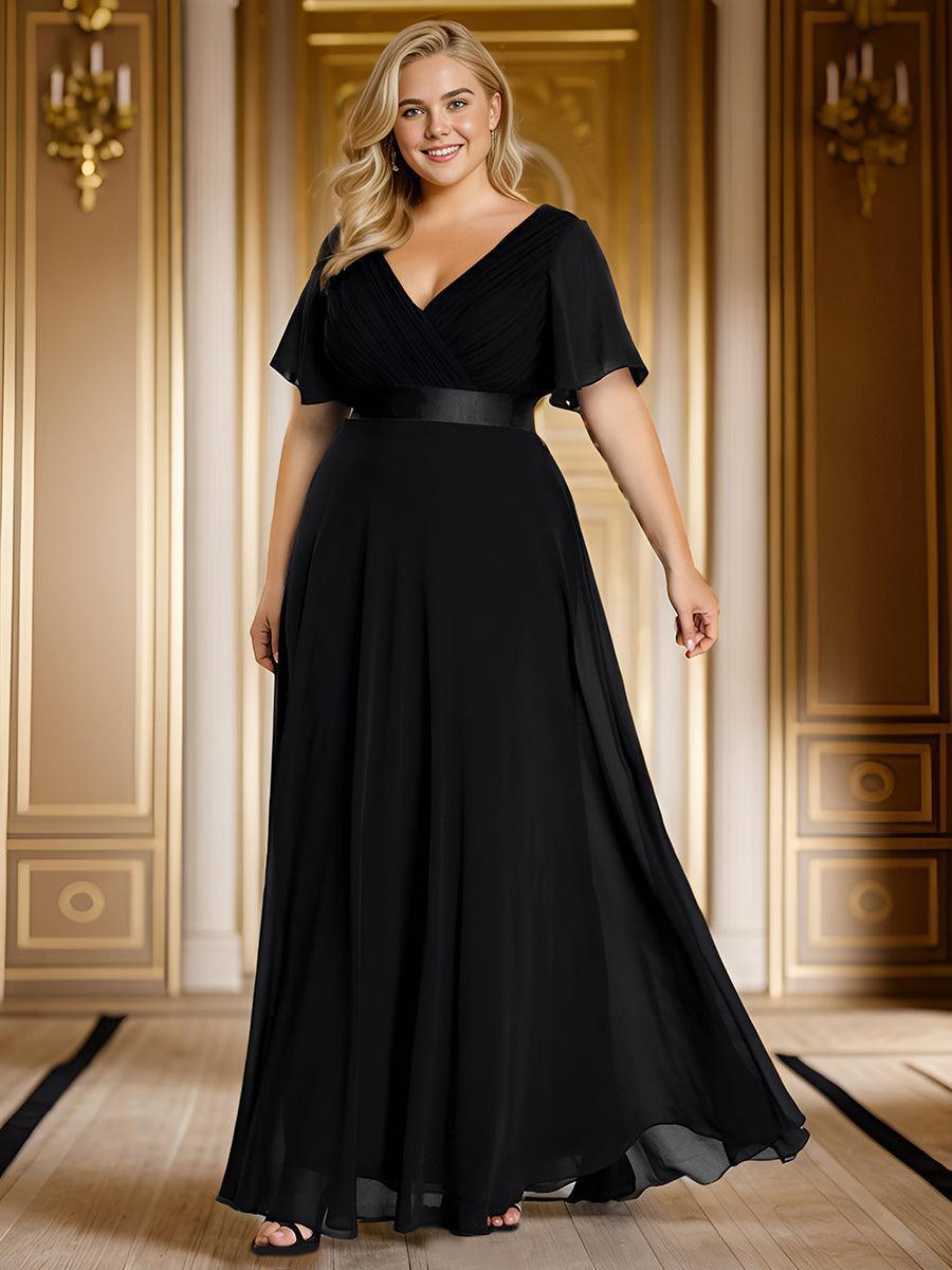 ELEONORE™ – High-Waist Chiffon Bridesmaid Dress