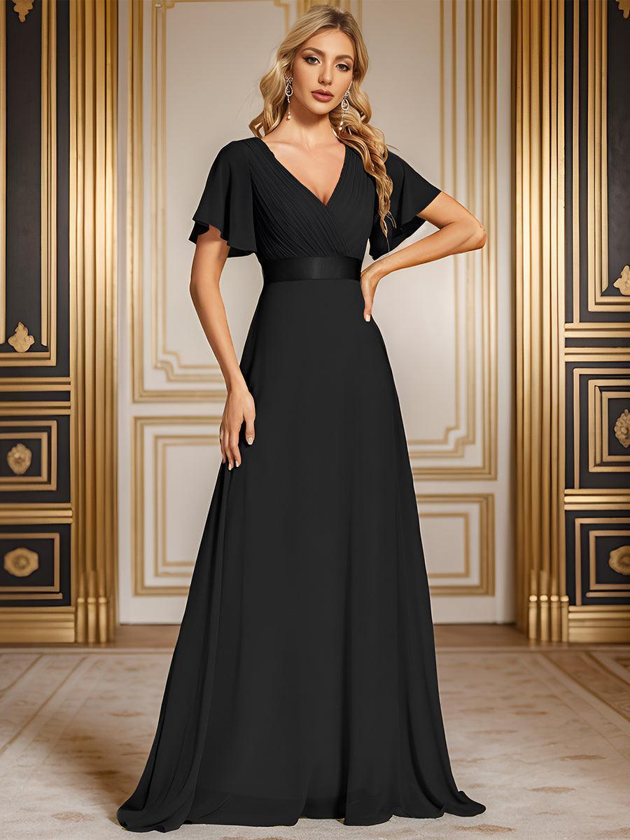 ELEONORE™ – High-Waist Chiffon Bridesmaid Dress