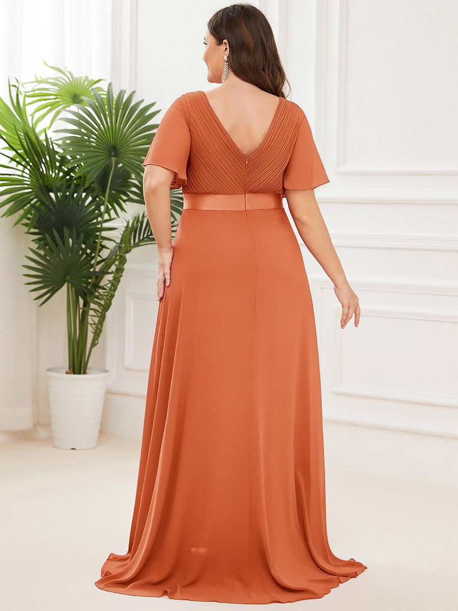ELEONORE™ – High-Waist Chiffon Bridesmaid Dress