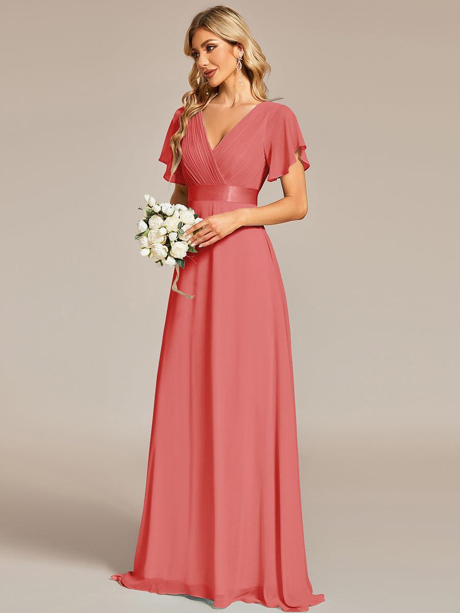ELEONORE™ – High-Waist Chiffon Bridesmaid Dress