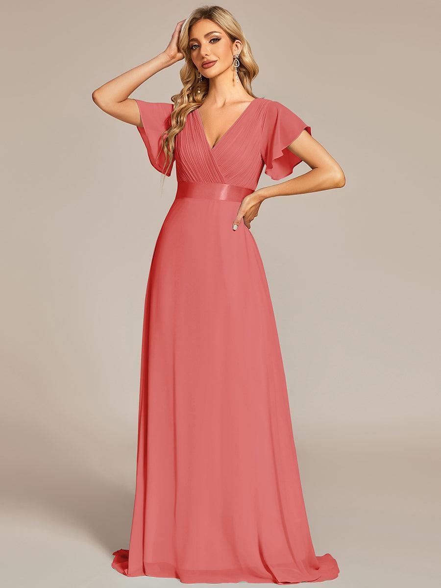 ELEONORE™ – High-Waist Chiffon Bridesmaid Dress