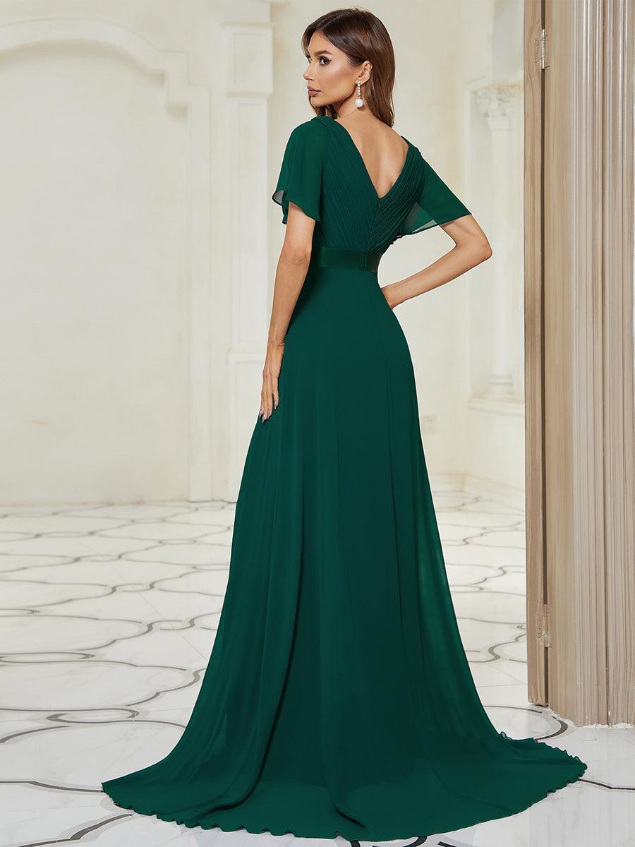 ELEONORE™ – High-Waist Chiffon Bridesmaid Dress