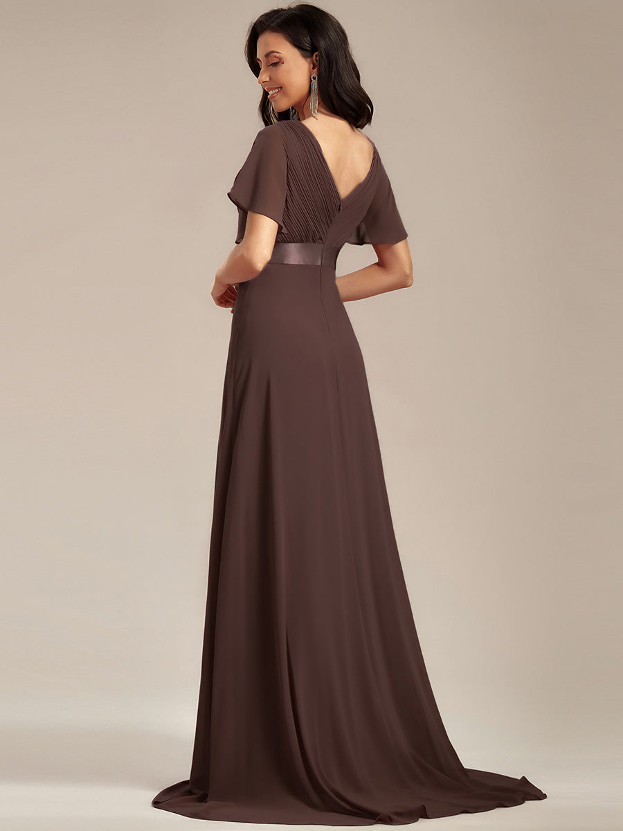 ELEONORE™ – High-Waist Chiffon Bridesmaid Dress