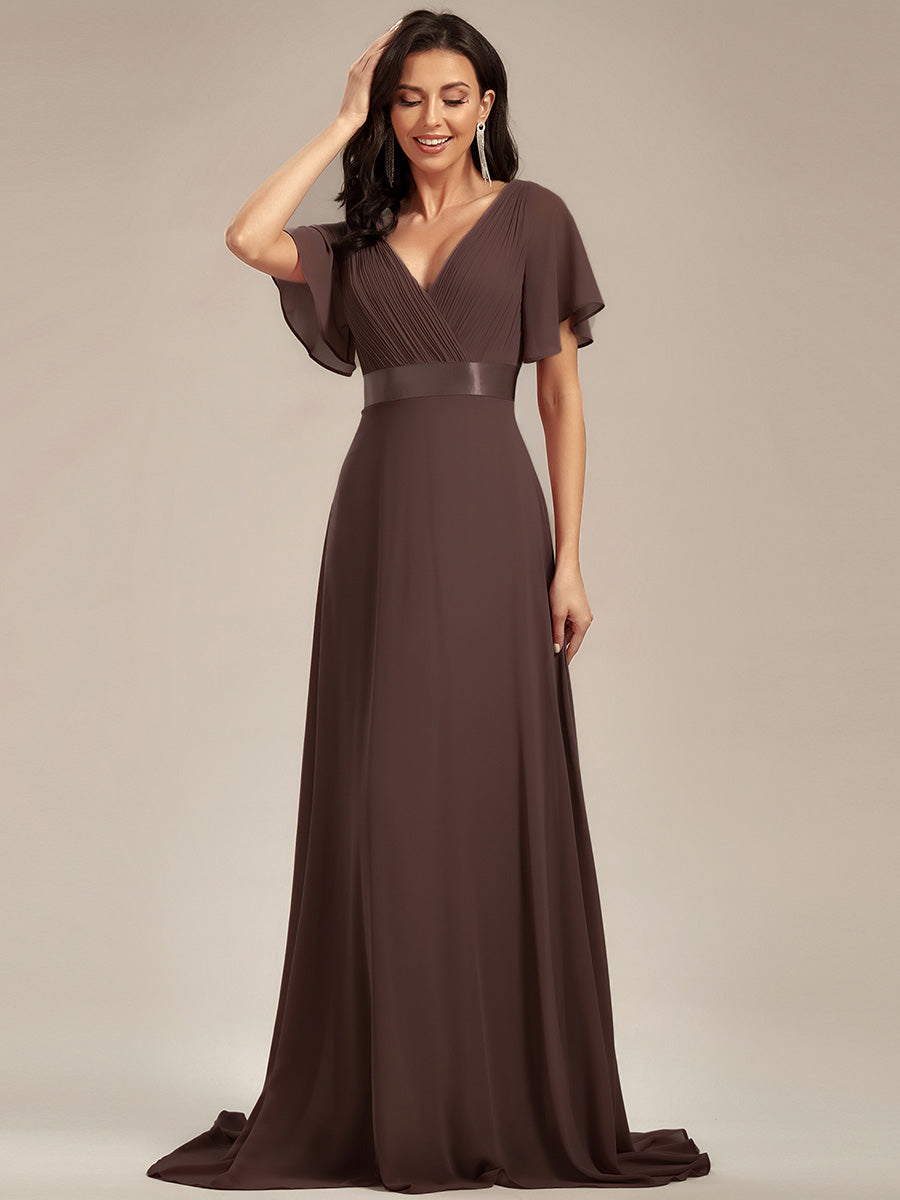 ELEONORE™ – High-Waist Chiffon Bridesmaid Dress