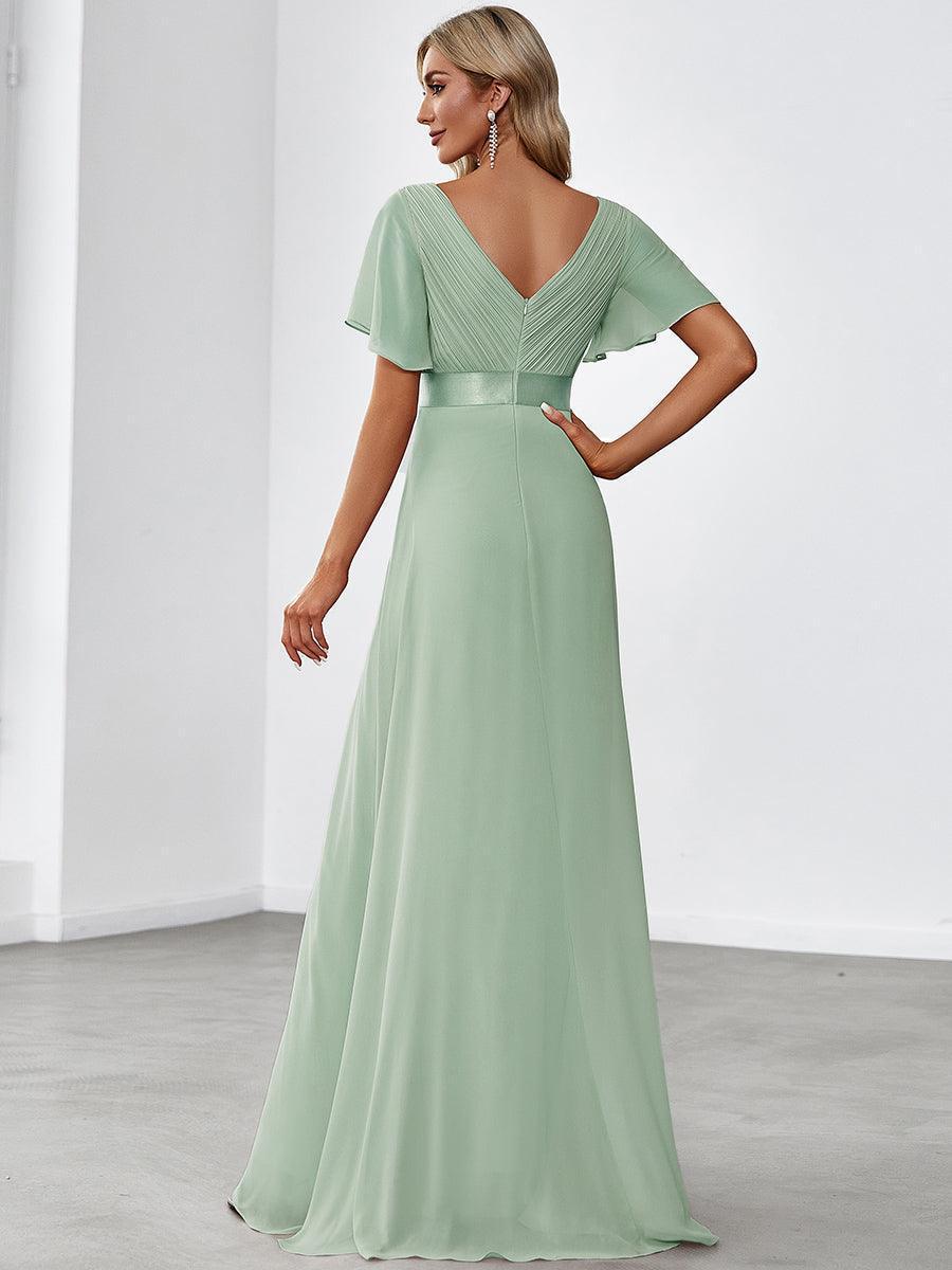 ELEONORE™ – High-Waist Chiffon Bridesmaid Dress