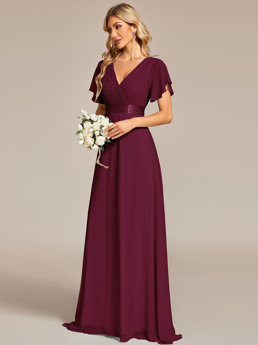 ELEONORE™ – High-Waist Chiffon Bridesmaid Dress