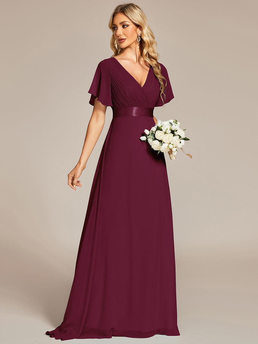 ELEONORE™ – High-Waist Chiffon Bridesmaid Dress