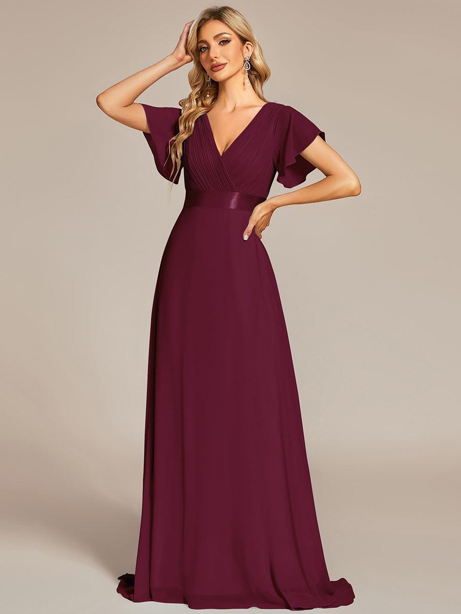 ELEONORE™ – High-Waist Chiffon Bridesmaid Dress