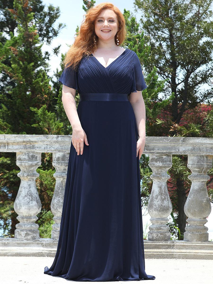 ELEONORE™ – High-Waist Chiffon Bridesmaid Dress