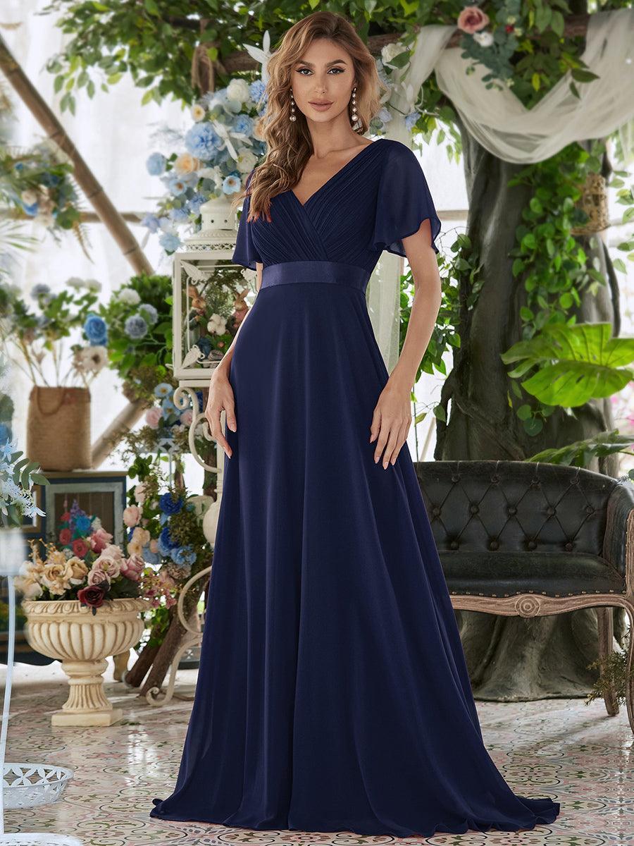 ELEONORE™ – High-Waist Chiffon Bridesmaid Dress