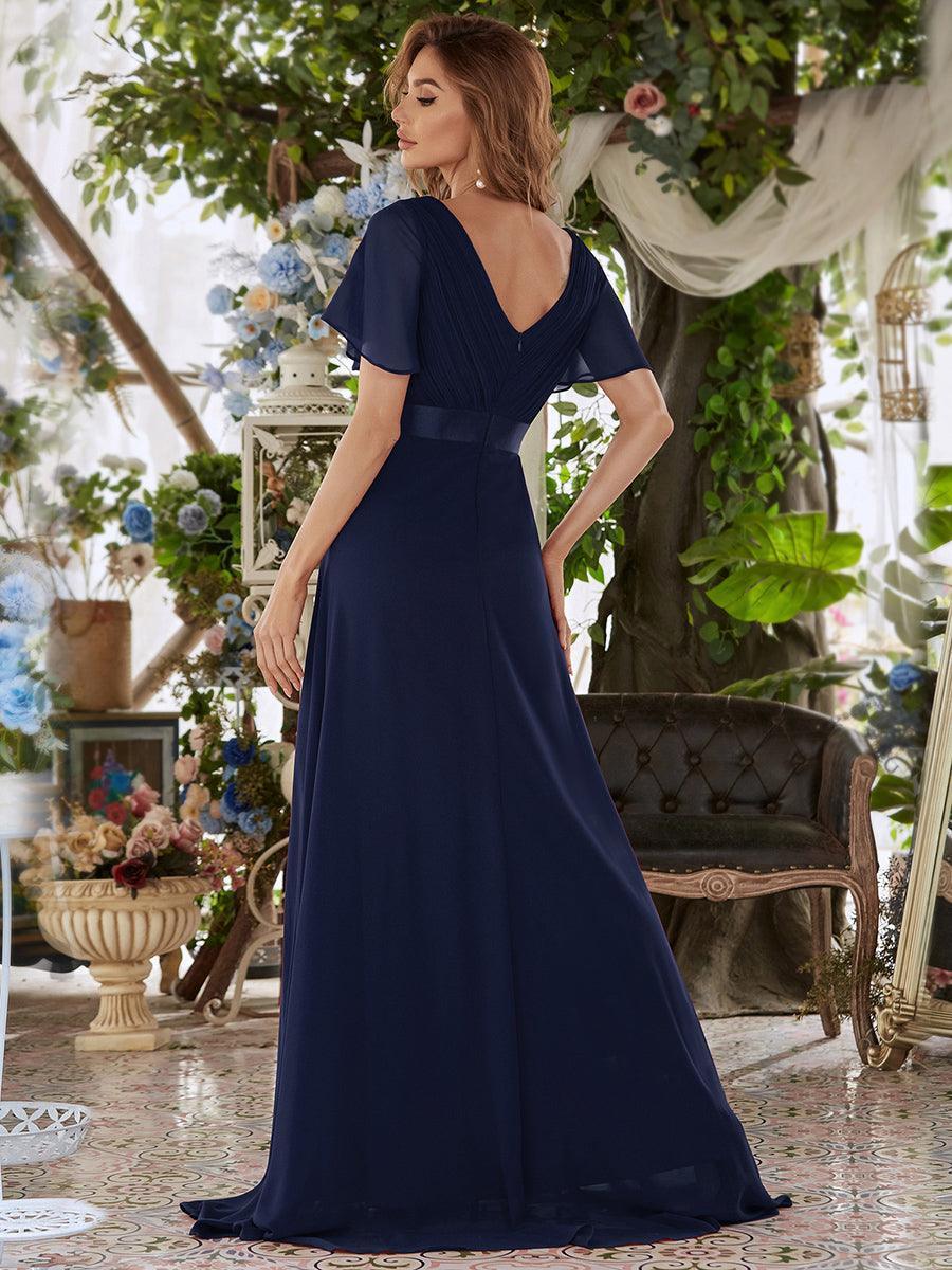 ELEONORE™ – High-Waist Chiffon Bridesmaid Dress