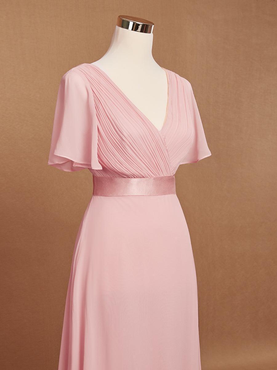 ELEONORE™ – High-Waist Chiffon Bridesmaid Dress