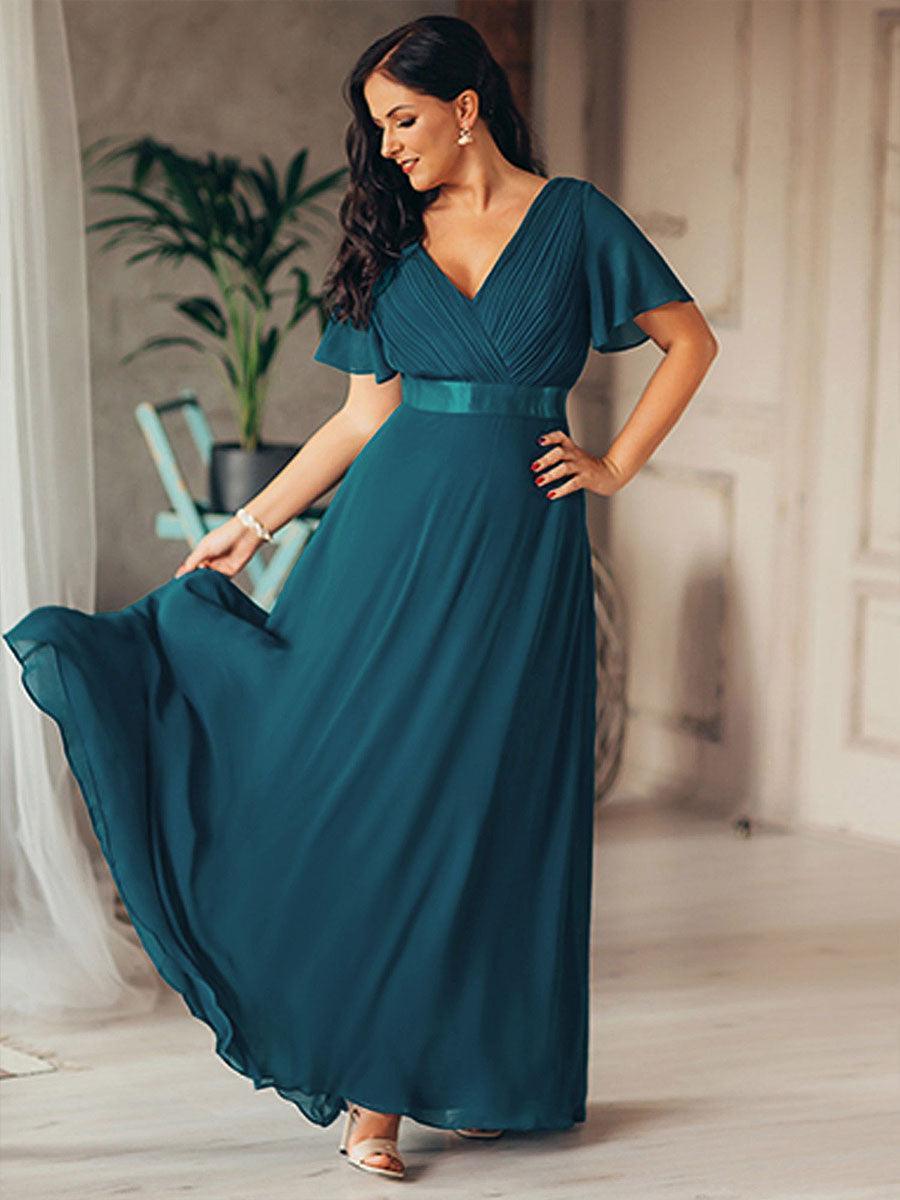 ELEONORE™ – High-Waist Chiffon Bridesmaid Dress