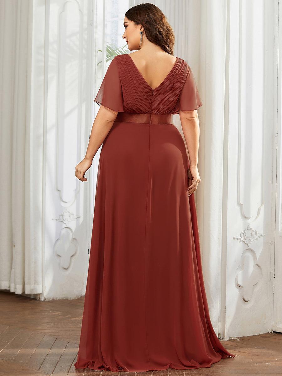 ELEONORE™ – High-Waist Chiffon Bridesmaid Dress