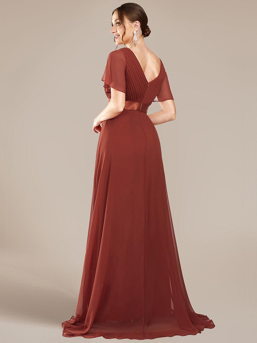 ELEONORE™ – High-Waist Chiffon Bridesmaid Dress