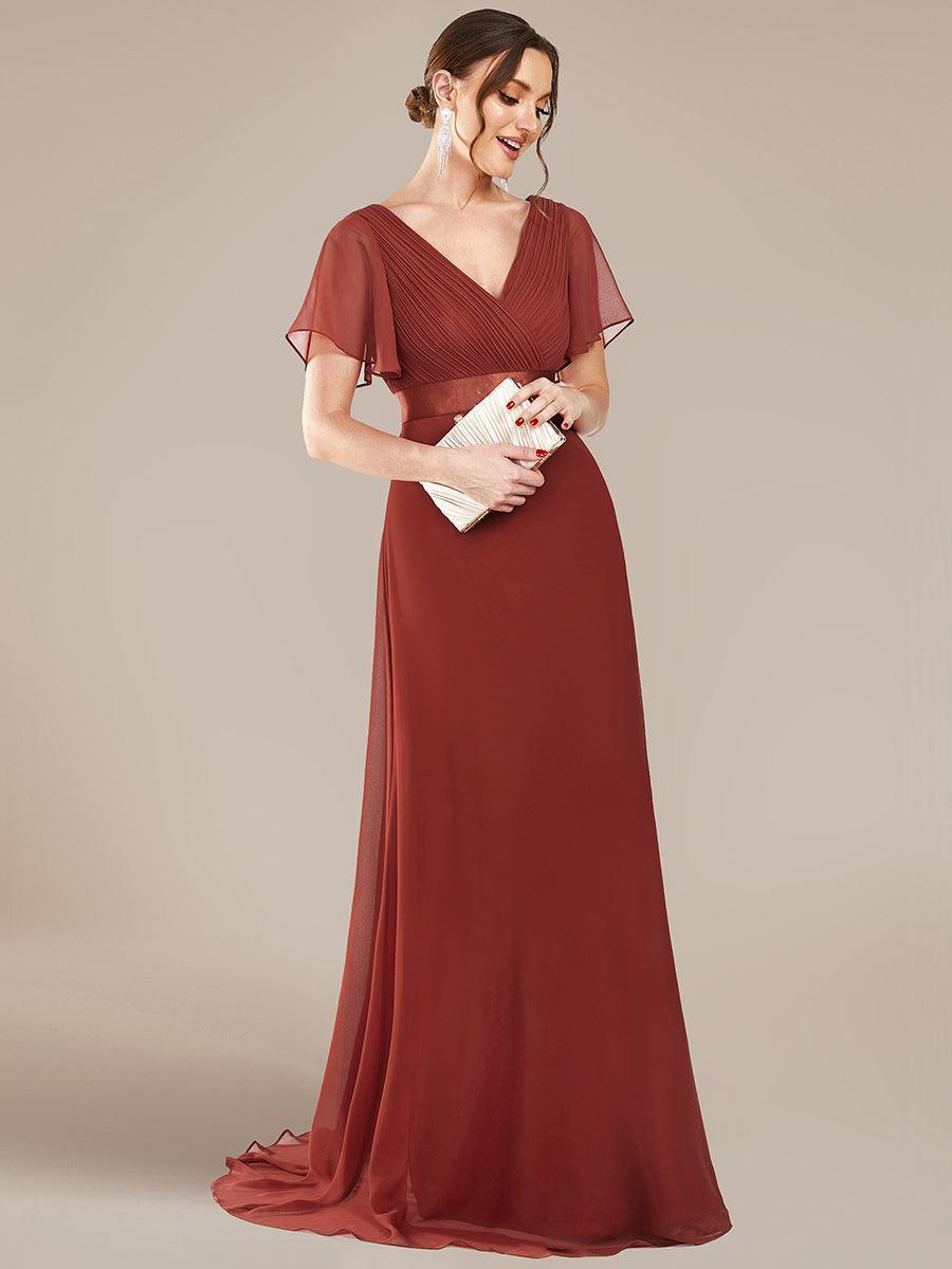 ELEONORE™ – High-Waist Chiffon Bridesmaid Dress