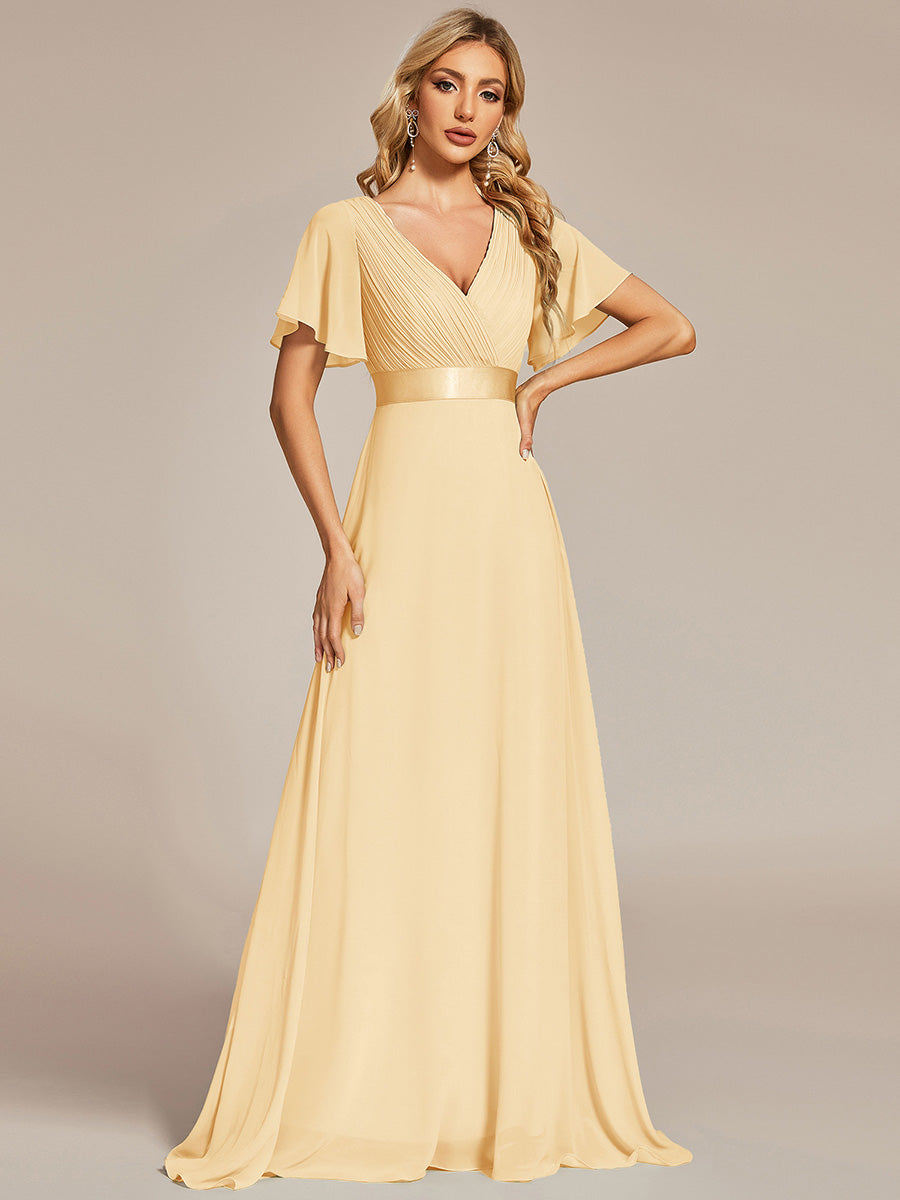 ELEONORE™ – High-Waist Chiffon Bridesmaid Dress
