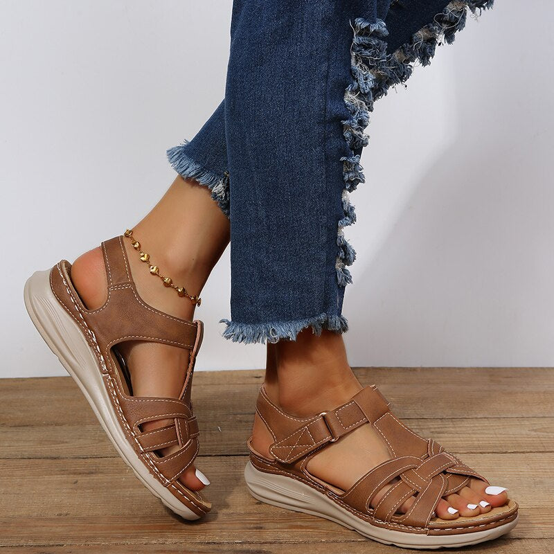 Orthopedic Hiking Sandals for Women Platform Outdoor Comfort
