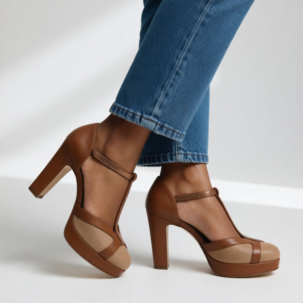 MAËLYNE™ – Retro Strap Comfort Heels