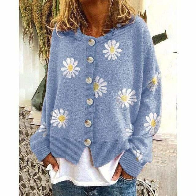 Keira™ | Elegant and Comfortable Floral Cardigan