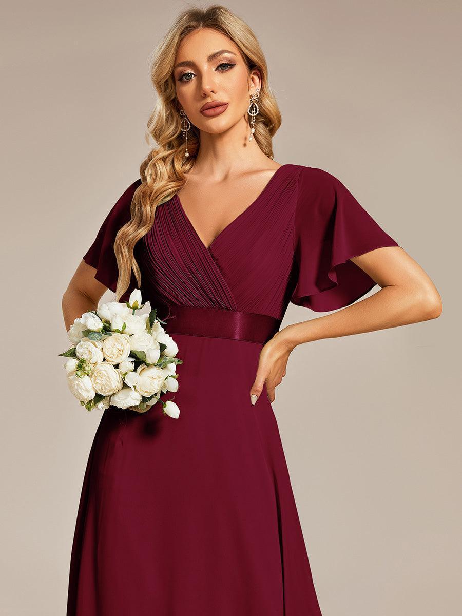 ELEONORE™ – High-Waist Chiffon Bridesmaid Dress