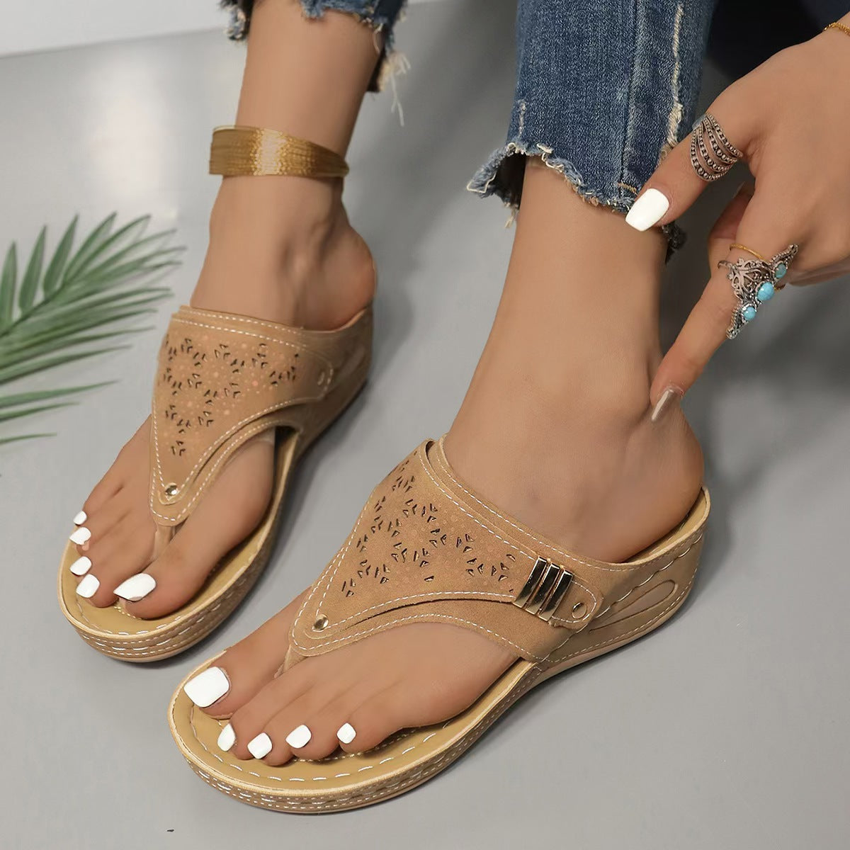 ARCHELLA™ – Ergonomic Wedge Comfort Sandals