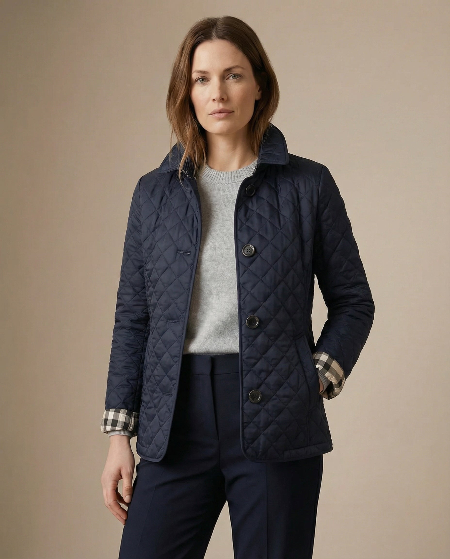 ELENA™ – Quilted Button-Up Jacket