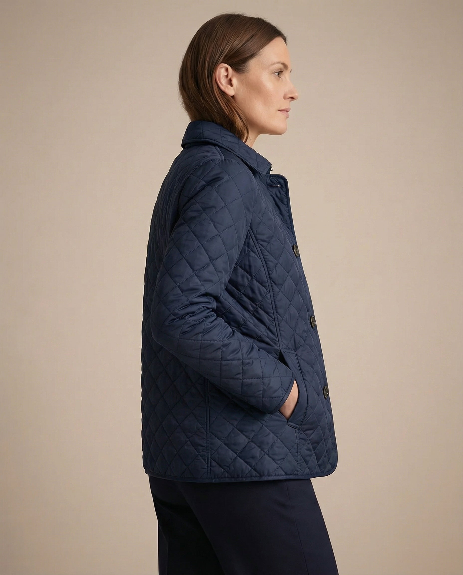 ELENA™ – Quilted Button-Up Jacket