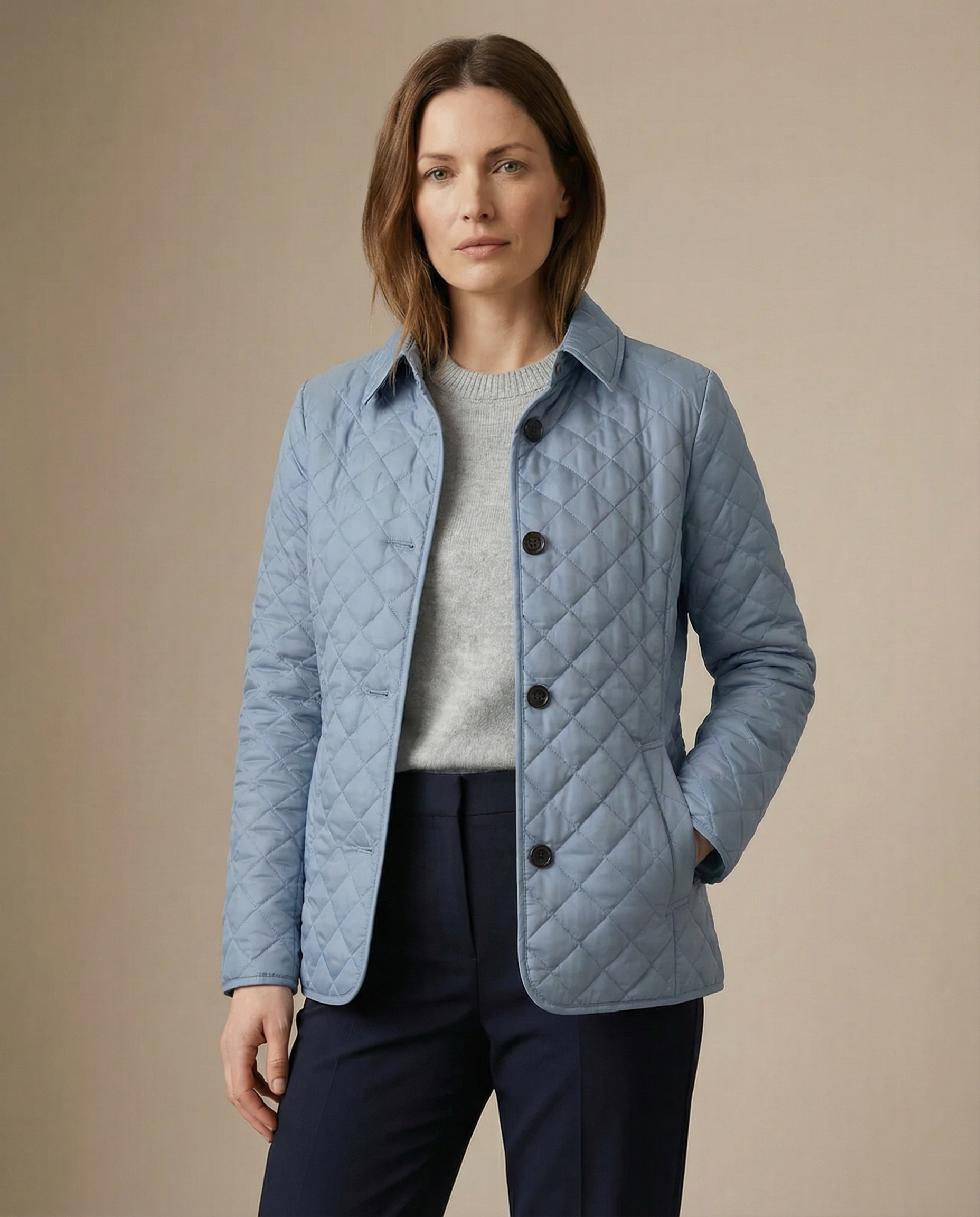 ELENA™ – Quilted Button-Up Jacket