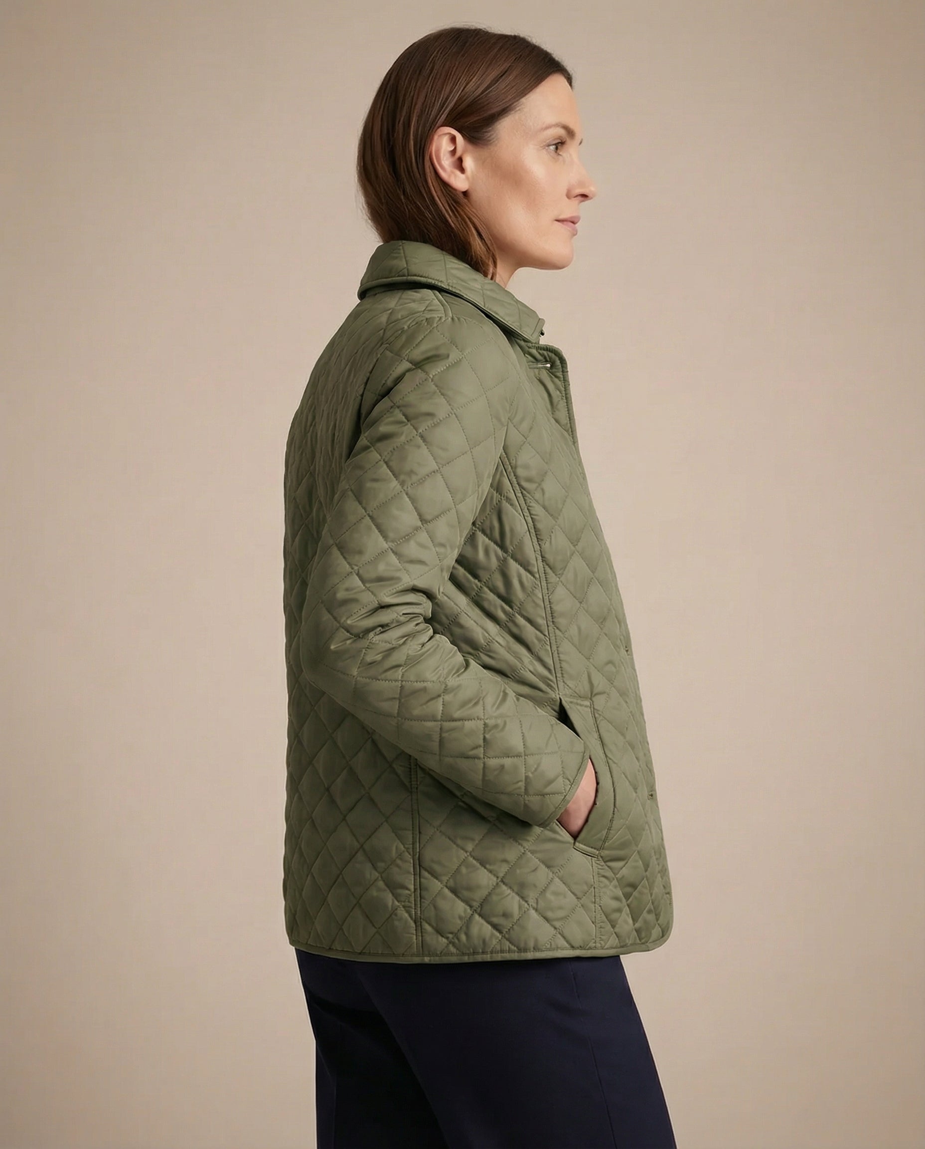 ELENA™ – Quilted Button-Up Jacket