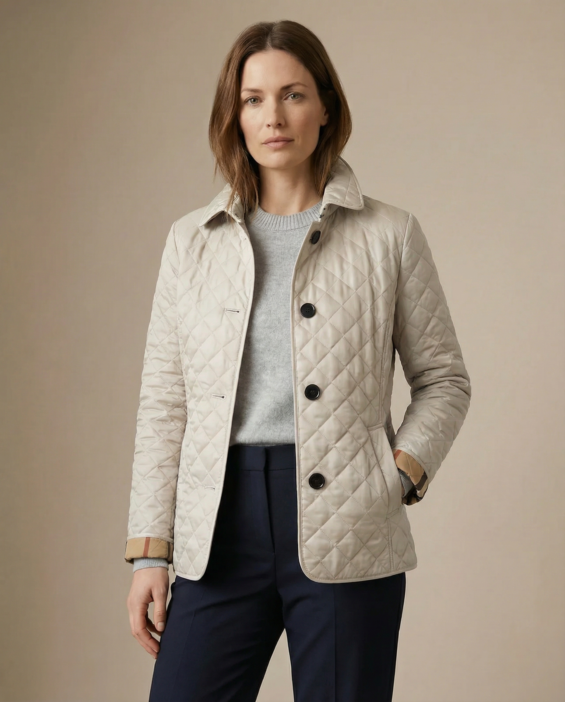 ELENA™ – Quilted Button-Up Jacket