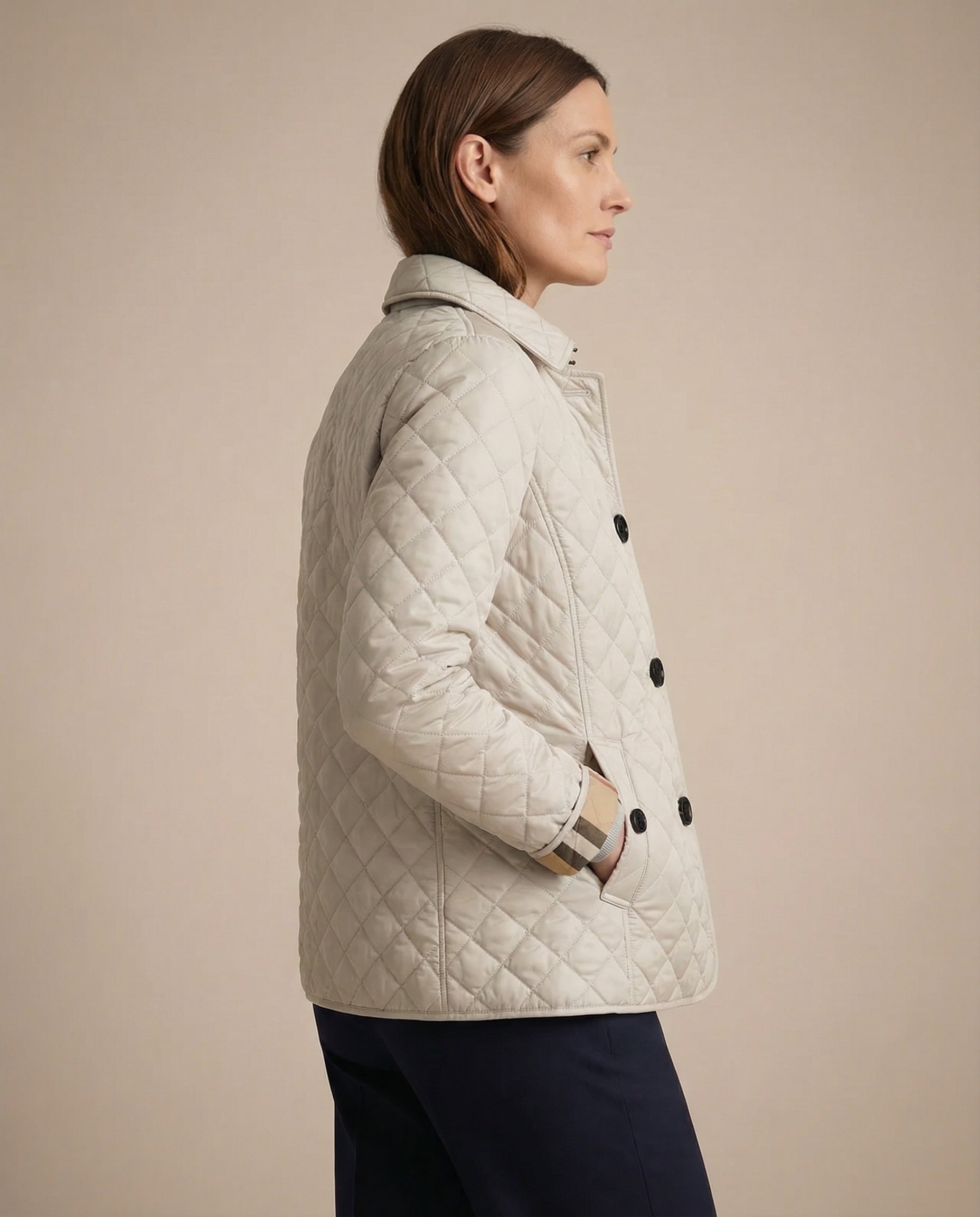 ELENA™ – Quilted Button-Up Jacket