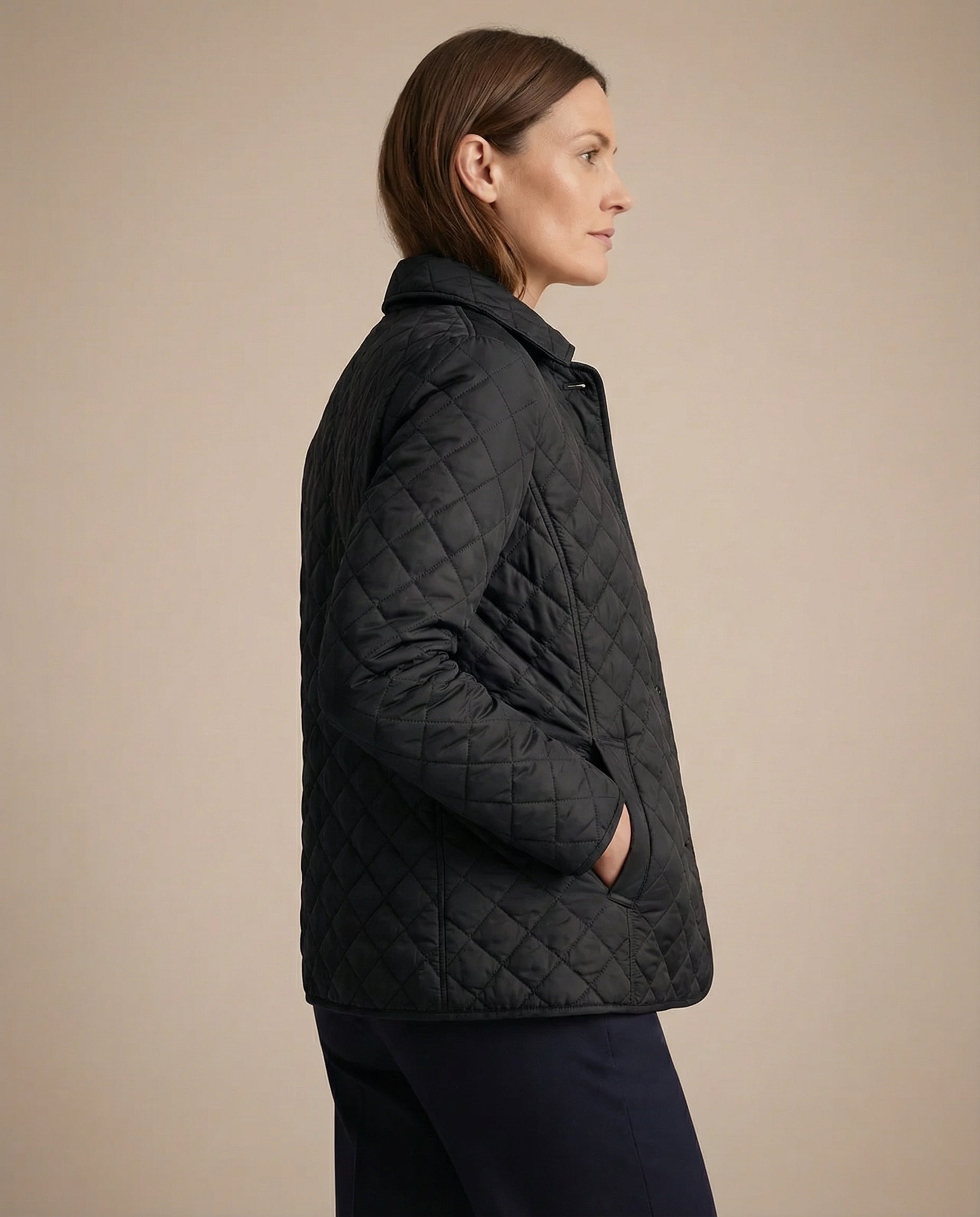 ELENA™ – Quilted Button-Up Jacket