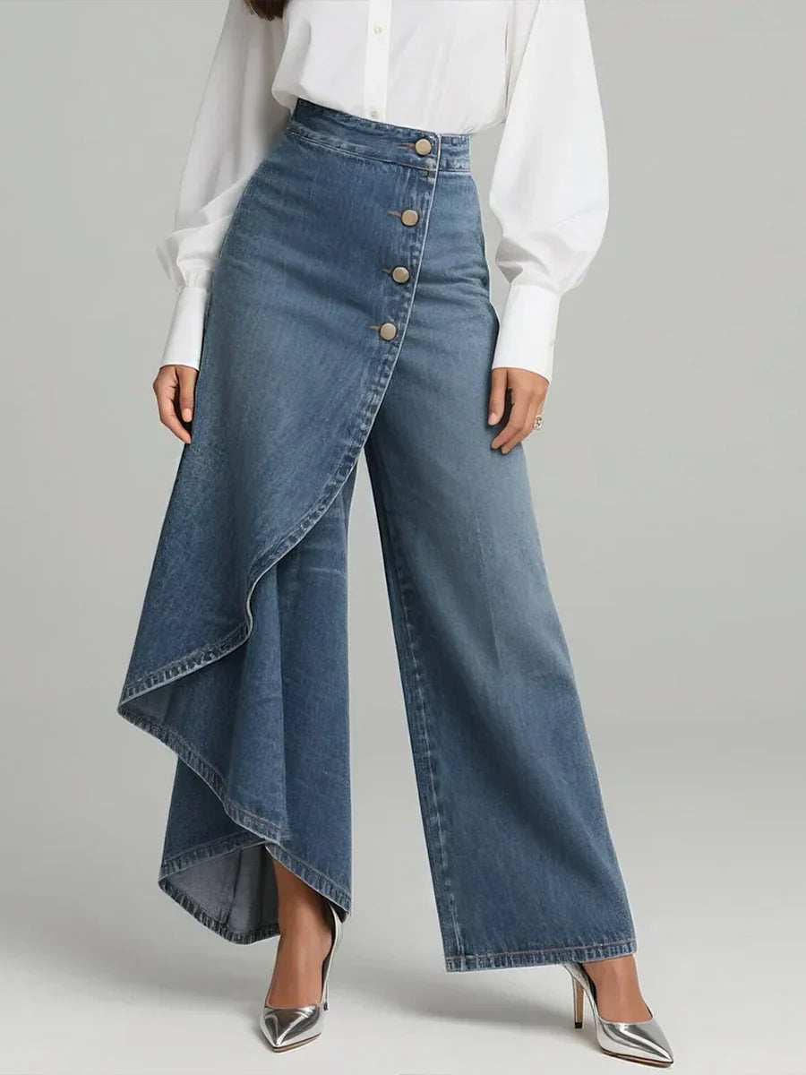 The Elara™ | Wide-Leg Jeans
