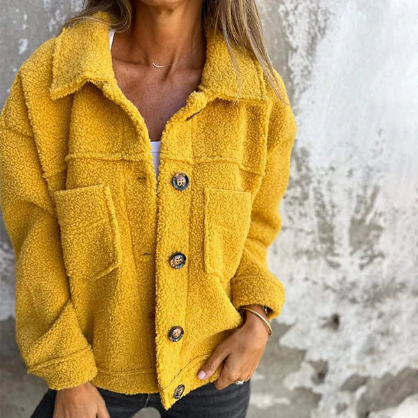 Zoe™ | Elegant Wool Coat - Comfort and Style