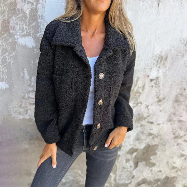 Zoe™ | Elegant Wool Coat - Comfort and Style