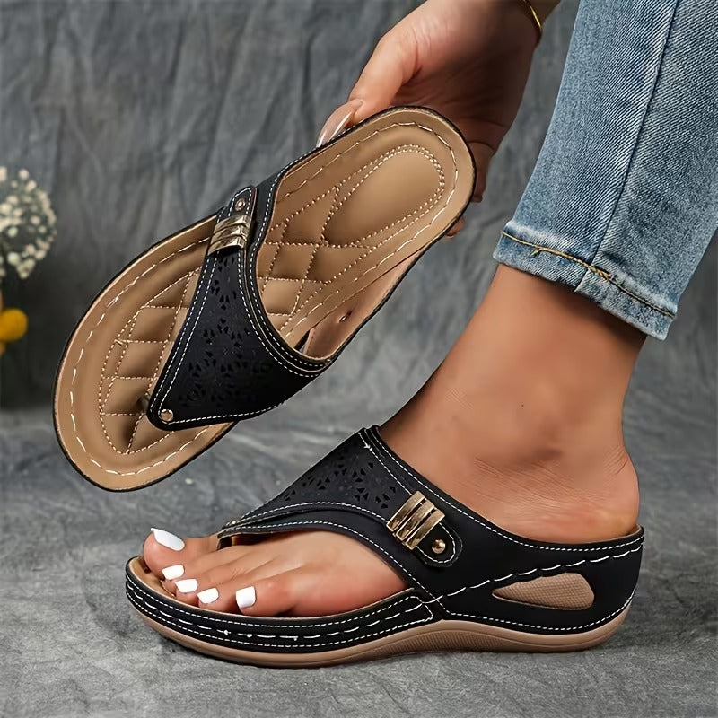 ARCHELLA™ – Ergonomic Wedge Comfort Sandals