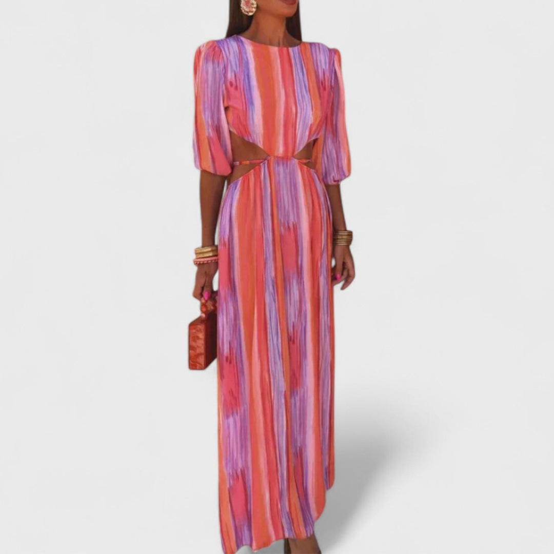 RIVÉLIA™ – Artistic Flowing Maxi Dress