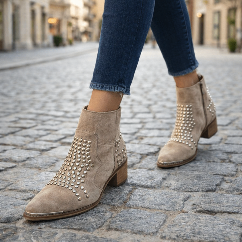 Annie | Ankle Boots with Studs