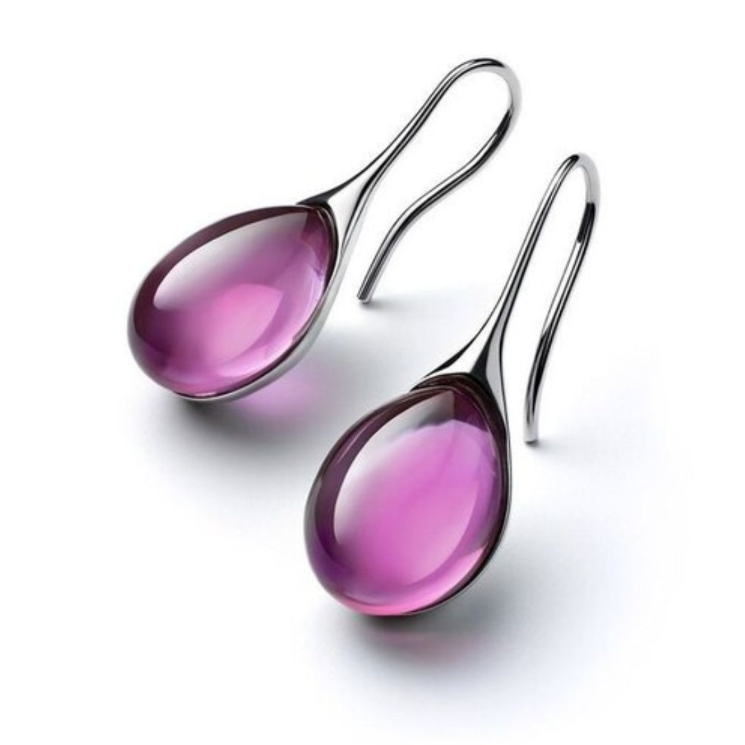 ROMY™ - Crystal Drop Earrings in Gold and Silver