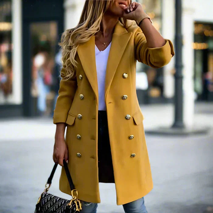 Barba™ | Elegant Double-Breasted Cotton Coat