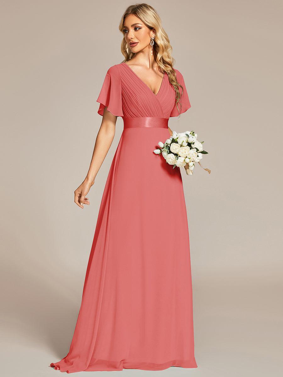 ELEONORE™ – High-Waist Chiffon Bridesmaid Dress