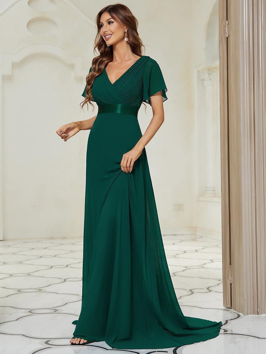 ELEONORE™ – High-Waist Chiffon Bridesmaid Dress