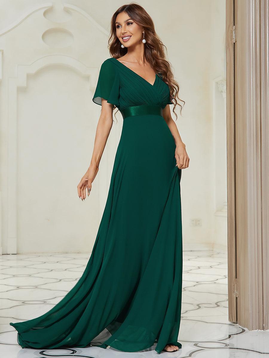 ELEONORE™ – High-Waist Chiffon Bridesmaid Dress
