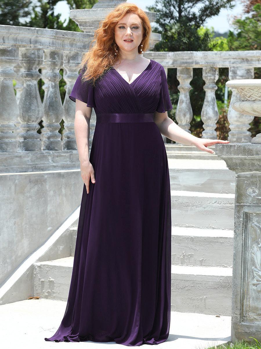 ELEONORE™ – High-Waist Chiffon Bridesmaid Dress