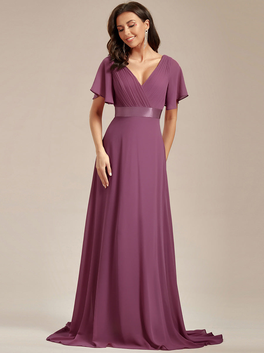 ELEONORE™ – High-Waist Chiffon Bridesmaid Dress