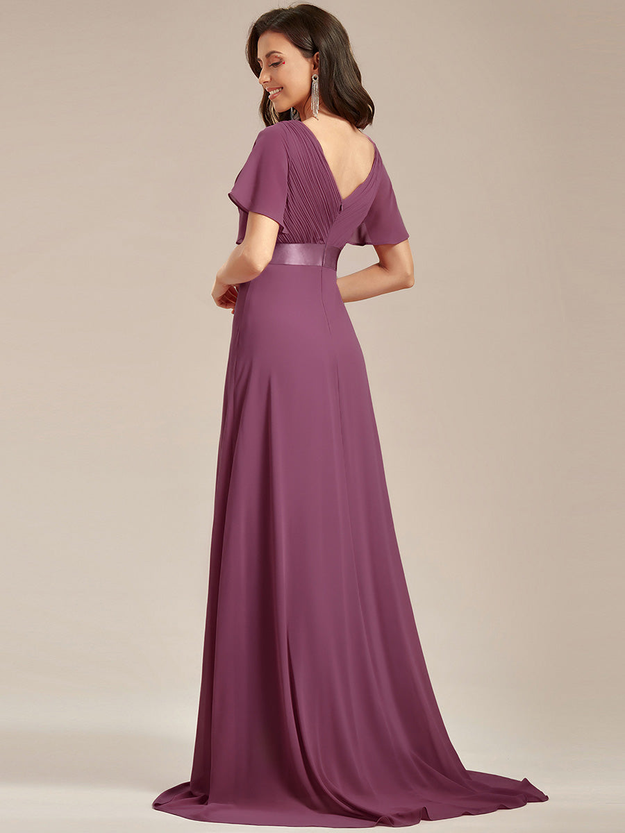 ELEONORE™ – High-Waist Chiffon Bridesmaid Dress